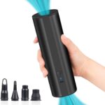 anngrowy Kabellose Elektrische Luftpumpe mit 2×2000mAh – Schnellfüll Inflator für Pool & Luftmatratze