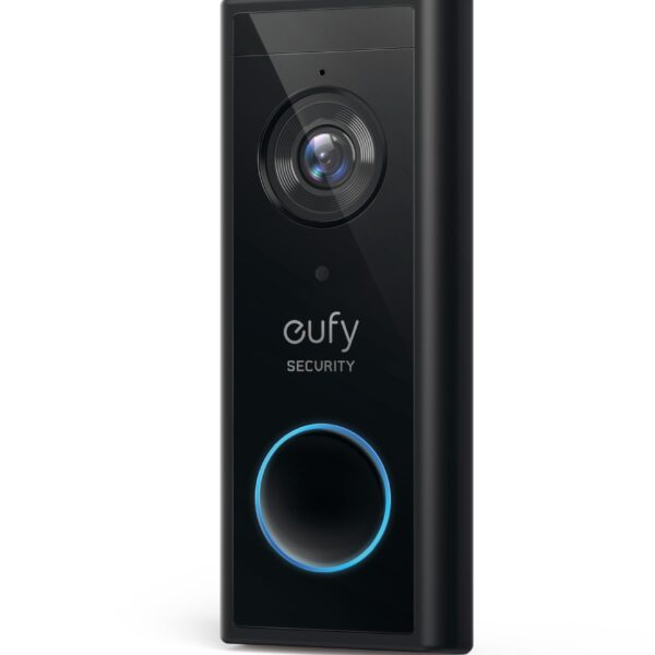 eufy Security kabellose Video-Türklingel 2K HD mit Akku – Personenerkennung & gebührenfreie Nutzung