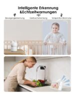 CZEview Babyphone 2.5K mit 5.5" HD-Display, Nachtsicht & intelligenter Erkennung – WLAN Babyfon – Bild 5