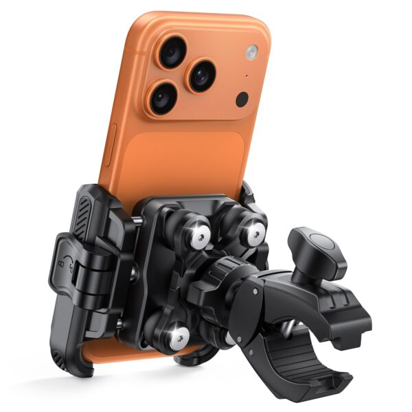 Lamicall Motorrad Handyhalterung mit Vibrationssdämpfung – 360° Halter für iPhone & Smartphone