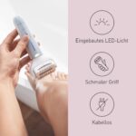 Panasonic ES-EY90 Nass/Trocken-Epilierer – 60 Pinzetten & flexibler Kopf für glatte Haut – Bild 7