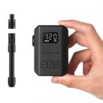 Peakspeak AS260PRO Elektrische Fahrradpumpe – 120PSI Mini Luftpumpe mit Digitalmanometer