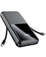 CFIAI Power Bank 26800mAh mit 3 Anschlüssen & 2 Kabeln – 22,5W Schnellladung für iPhone & Android