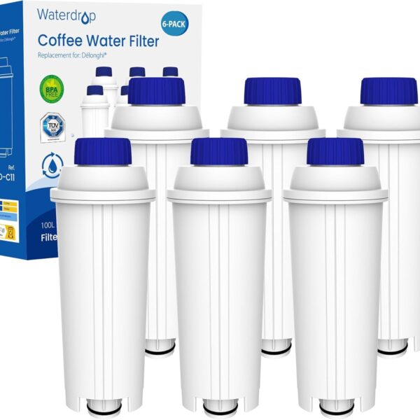 Waterdrop Filterkartusche WD-11 für De'Longhi – TÜV-zertifiziert, 6er-Pack