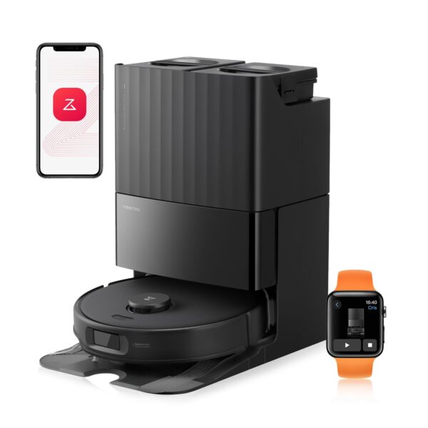 roborock Qrevo Edge S5A Saugroboter mit Wischfunktion – 18.500 Pa Saugkraft & 75°C Heisswasser-Reinigung