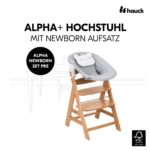 hauck Alpha+ Newborn Set Hochstuhl mit Neugeborenenaufsatz – Mitwachsend ab Geburt bis 90 kg – Bild 4