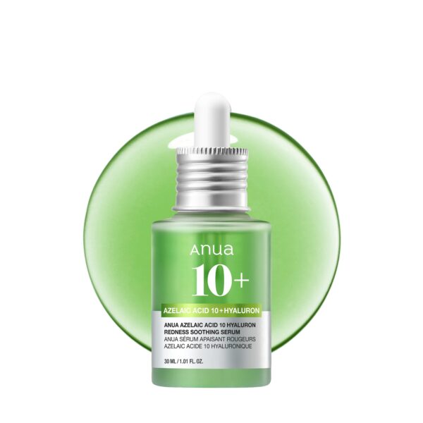 ANUA Azelaic Acid 10 Serum mit Hyaluron – Beruhigendes Gesichtsserum für unreine Haut