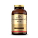 SOLGAR Magnesiumcitrat 200mg – Energie, Stressabbau & Muskelfunktion, 120 vegane Tabletten