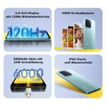 XIAOMI Poco C85 Smartphone 8+256GB – 6,9" 120Hz Display mit 50MP Kamera & 6000mAh Akku – Bild 2