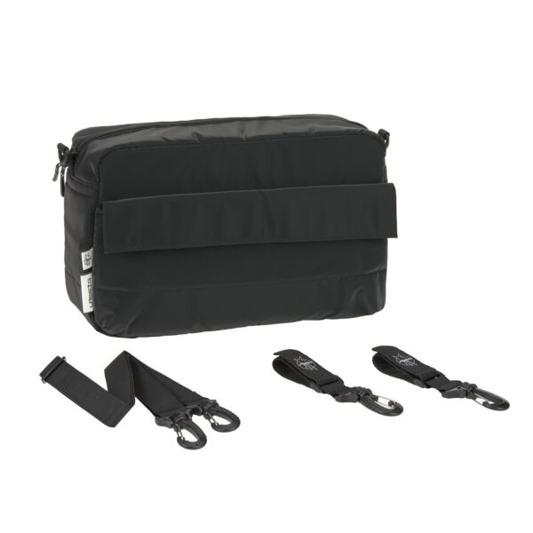 LÄSSIG Buggy Organizer Kinderwagentasche mit Befestigung – Umhängetasche für Eltern