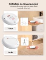 X-Sense SWS0A WLAN-Wassermelder mit App-Benachrichtigungen – Leckerkennung für Haus & Keller – Bild 2