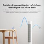 XIAOMI Smart Tower Fan 2 – Standventilator mit 150° Oszillation & Naturluft-Algorithmus – Bild 7
