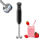 Bonsenkitchen Pürierstab 1000W – Elektrischer Stabmixer mit 2 Geschwindigkeiten für Suppen & Babynahrung