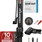 CYCLEHERO Fahrradpumpe 60 cm – Standluftpumpe für alle Ventile mit 10 Jahren Garantie