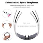 Eninedeuisou Sportsonnenbrille mit UV 400 Schutz – Fahrradbrille für Herren & Damen – Bild 5