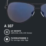 ALPINA A 107 Pilotenbrille – Verspiegelt mit 100% UV-Schutz & Ceramic-Scheiben – Bild 2