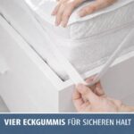 Matratzenschoner 180x200 cm mit elastischen Ecken – Naturbaumwolle & atmungsaktiv – Bild 6