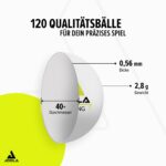 JOOLA Training SH 40 Tischtennisbälle – 120er Karton für intensives Trainingsvergnügen – Bild 3