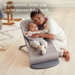 BabyBjörn Babywippe Bliss Sandgrau – Ergonomische 2-in-1 Wippe & Kinderstuhl – Bild 10