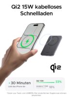 UGREEN MagFlow Air 5000mAh Powerbank – Qi2 15W kabelloses Laden für iPhone – Bild 5