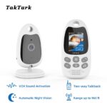 TakTark Babyphone mit Kamera 2" – Digitales Babyfon mit VOX, Nachtsicht & Gegensprechfunktion – Bild 9