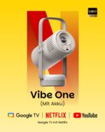 XGIMI Vibe One – Tragbarer 1080p Akku-Beamer mit Google TV & JBL Sound – Bild 2