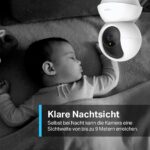 Tapo C210 WLAN IP Kamera 3MP mit 360° Schwenk & Nachtsicht – 2er Set Überwachungskamera – Bild 4