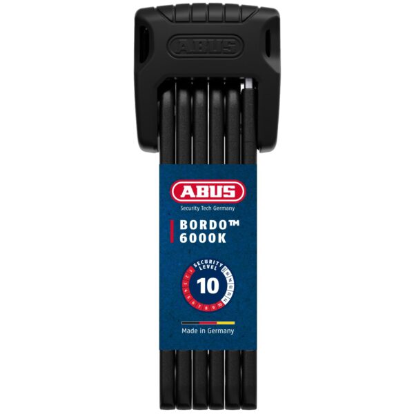 ABUS Bordo 6000K Faltschloss mit XPlus Zylinder & SH-Halter – Sicherheitslevel 10