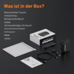 anoutway Tiny Pump – Elektrische Mini-Fahrradpumpe mit Druckmesser für alle Ventiltypen – Bild 8