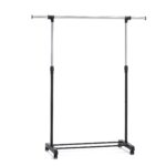 Amazon Basics Kleiderstange mit Rollen – Höhenverstellbar 134–161 cm – Bild 5