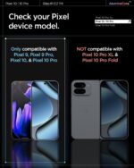 Spigen Glas.tR EZ Fit Schutzfolie für Google Pixel 10 & 9 – 9H Härte, 2 Stück – Bild 2