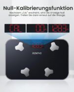 RENPHO Körperfettwaage Digital mit Bluetooth – 13 Gesundheitsmetriken bis 180kg – Bild 6