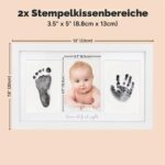 KeaBabies Handabdruck & Fussabdruck Set – Tintenlos, Sicher & Elegant für Neugeborene – Bild 4