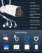 Reolink RLC-811WA 4K Wi-Fi 6 Überwachungskamera mit 5X Zoom & Farbnachtsicht – IP67 – Bild 9