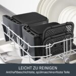 Tefal Dual Easy Fry XXL 11L Doppelkammer-Heissluftfritteuse – 2 Schubladen, 7 Programme, Extra-Crisp – Bild 7