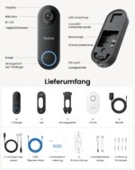 Reolink 5MP Video-Türklingel mit Chime – Smarte Hausüberwachung mit Personenerkennung – Bild 8