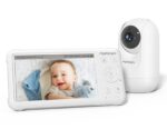 Momcozy Babyphone mit Kamera 5 Zoll 1080P HD – Ohne WLAN mit Nachtsicht & 5000mAh