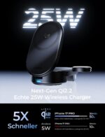 LISEN 3-in-1 MagSafe Ladestation mit 25W Qi2.2 – Faltbares Schnellladegerät für iPhone & Apple Watch – Bild 2