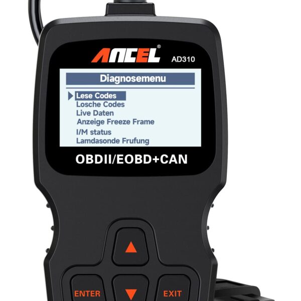 ANCEL AD310 OBD2 Diagnosegerät – Fehlercodeleser für alle Fahrzeuge ab 1996