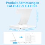 WATOE 3in1 Ladestation für iPhone, Apple Watch & AirPods – 15W Schnellladen Weiss – Bild 6
