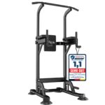 DH FitLife Power Tower – Multifunktionale Dip Station & Klimmzugstange für Home Gym