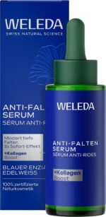 30 ml Anti-Falten Serum mit Blauem Enzian & Edelweiß – Straffendes Gesichtskonzentrat für reife Haut