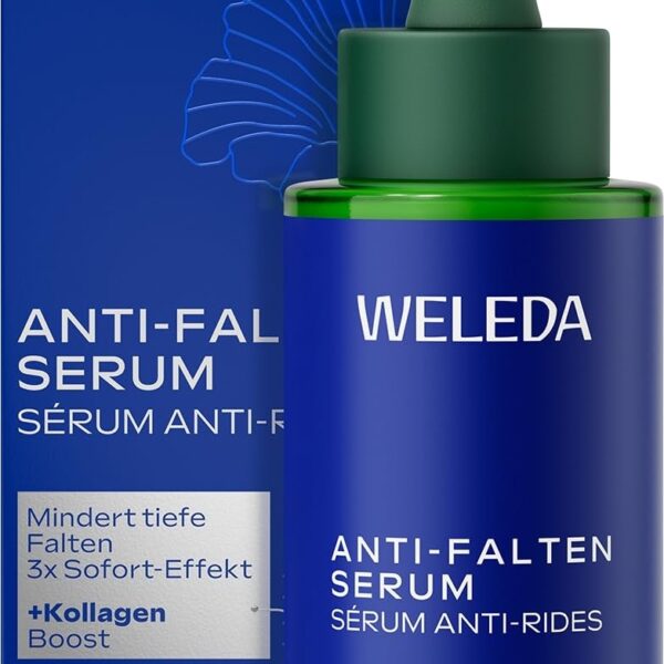 30 ml Anti-Falten Serum mit Blauem Enzian & Edelweiß – Straffendes Gesichtskonzentrat für reife Haut