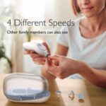 Momcozy Elektrische Baby-Nagelfeile – Sanfter Nageltrimmer mit 7 Ersatzpads – Bild 4