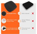 kingphenix Autositzkissen 3cm Memory Foam – Ergonomische Sitzunterlage für Auto & Büro – Bild 7
