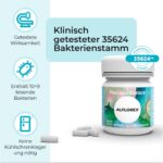 Alflorex + Calcium Probiotikum – Darmgesundheit mit Bifidobacterium longum 35624, 30 vegane Kapseln – Bild 3