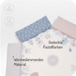 MoMi PASTEL 3-in-1 Spielbogen & Krabbelmatte – Sensorische Aktivitätsmatte für Neugeborene – Bild 8
