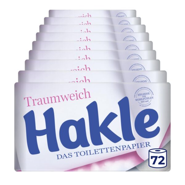 Hakle Traumweich Toilettenpapier 72 Rollen – 4-lagig & FSC-zertifiziert