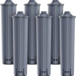 GLACIER FRESH Wasserfilter 6er Set – Kompatibel mit Jura E8, E6 Kaffeevollautomaten