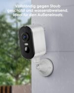CZEview 2K Überwachungskamera Aussen mit Akku – 300° PTZ, Farbige Nachtsicht & 2-Wege Audio – Bild 6